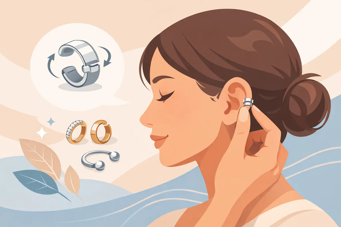 Como usar piercing de pressão com conforto