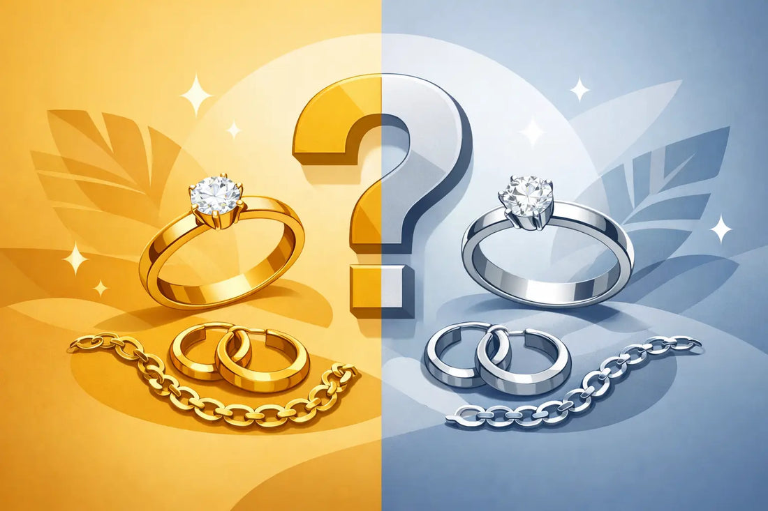 Ouro 18K ou ródio: qual combina com você?