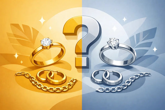 Ouro 18K ou ródio: qual combina com você?