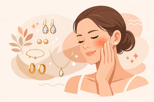 Como escolher semijoia para pele sensível