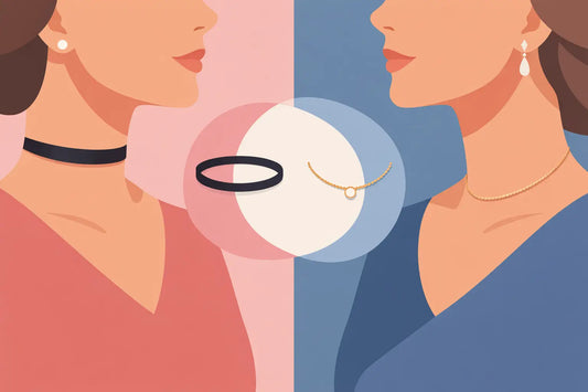 Choker vs gargantilha: qual a diferença?