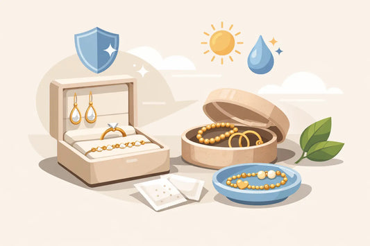 Como guardar semijoias sem escurecer