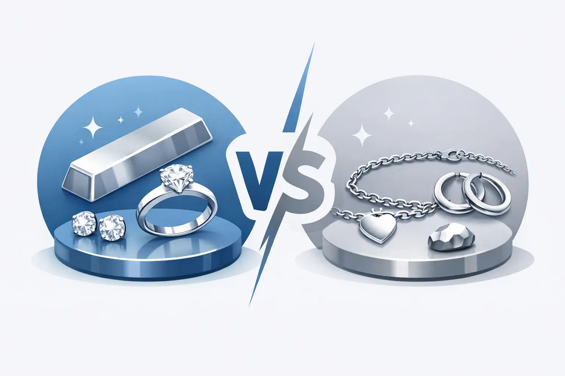 Ródio branco vs prata 925: qual vale mais?