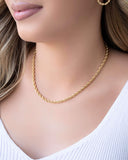 Choker Cordão Baiano Banhado a Ouro 18K