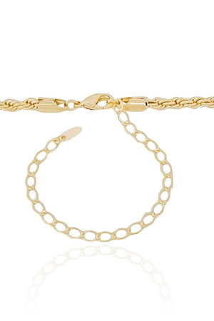 Choker Cordão Baiano Banhado a Ouro 18K