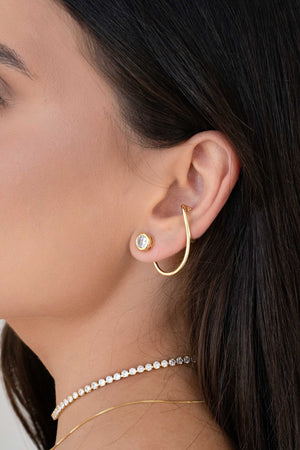 Ear Cuff Tarraxa Piercing Banhado a Ouro 18K