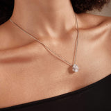 Conjunto Gotas Cristal Ródio Branco