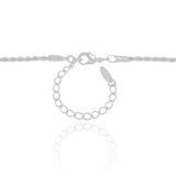 Gargantilha Cordão Baiano Ródio Branco