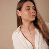 Brinco Ponto de Luz Zircônia 4 mm Ródio Branco