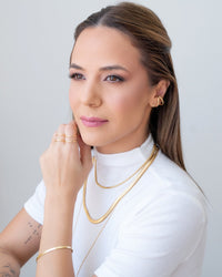 Ear Cuff Liso Banhado a Ouro 18K