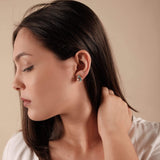 Brinco Gota Topázio Sky 8x12 Banhado a Ouro 18K