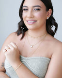 Brinco Ponto de Luz Zircônia Cristal 5 mm Banhado a Ouro 18K