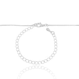 Choker Veneziana Pérola 6 mm Ródio Branco