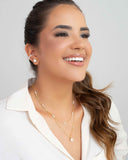 Conjunto Pérolas Banhado a Ouro 18K