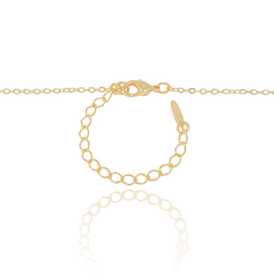 Colar Filho Meninos Corações Lisos Banhado a Ouro 18K - 45 cm