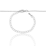 Choker Bolinhas 1.5 mm Ródio Branco