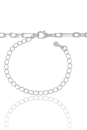 Choker Elos 4 mm Ródio Branco