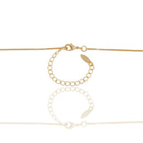 Gargantilha Veneziana 45 + 5 cm Banhado a Ouro 18K