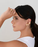 Ear Hook Liso Banhado a Ouro 18K