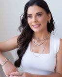 Piercing Três Filetes Ródio Branco