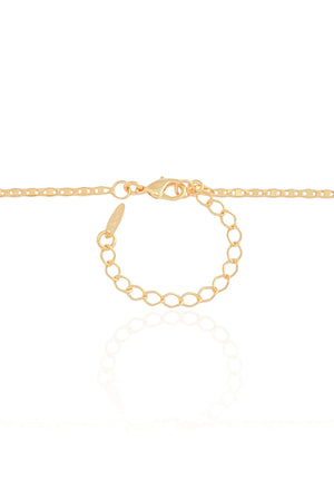 Gargantilha Piastrine 2 mm Banhado a Ouro 18K