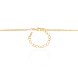 Gargantilha Piastrine 2 mm Banhado a Ouro 18K