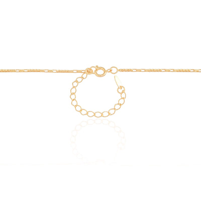 Colar Longo Elos Retos 1,5 mm Banhado a Ouro 18K - 70 cm