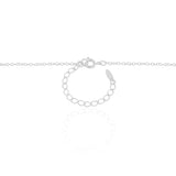 Gargantilha Longa Americana 1.5 mm Ródio Branco