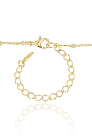 Gargantilha Longa Chapinhas Achatadas Banhado a Ouro 18K