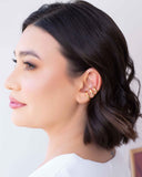 Piercing Três Filetes Lisos Banhado a Ouro 18K