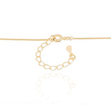 Gargantilha Veneziana Pingente Bola 8 mm Banhado a Ouro 18K