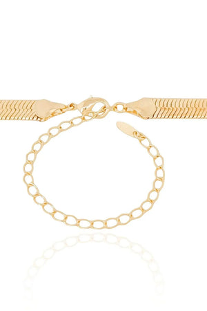 Choker Fita Banhado a Ouro 18K