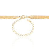 Choker Fita Banhado a Ouro 18K