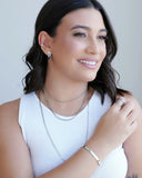 Piercing Liso Achatado Ródio Branco