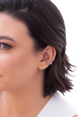 Piercing Bolinhas Lisas Ródio Branco