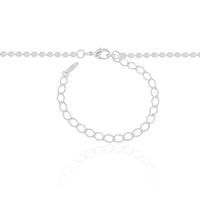 Choker Plaquinhas Redondas Lisas Ródio Branco