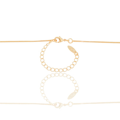 Kit 5 Colares Veneziana Banhado a Ouro 18K - 45 cm