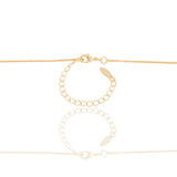 Gargantilhas Venezianas 5 x 45 + 5 cm Banhado a Ouro 18K