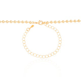 Choker Bolinhas 3 mm Banhado a Ouro 18K