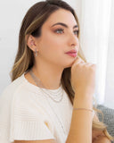 Pulseira Malha Fita 2 mm Ródio Branco