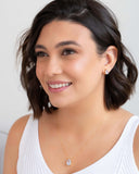 Conjunto Gota Cristal Banhado a Ouro 18K