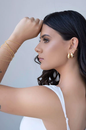 Pulseira Corda de Violão Banhado a Ouro 18K