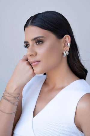 Pulseira Corda de Violão Ródio Branco