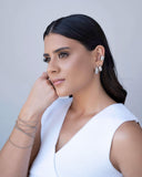 Pulseira Corda de Violão Ródio Branco