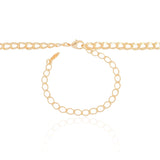 Choker Elos Duplos Banhado a Ouro 18K