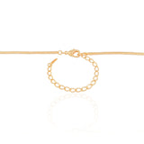 Gargantilha Canutilhos 2 mm Banhado a Ouro 18K