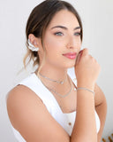 Ear Cuff Asa Lisa Ródio Branco