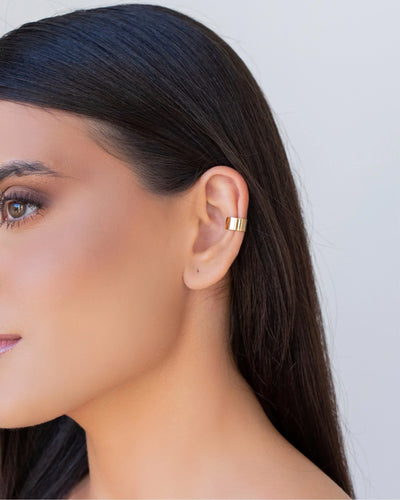 Piercing Liso Flat 3mm Banhado a Ouro 18K