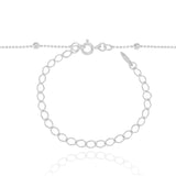 Choker Bolinhas Ródio Branco
