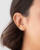 Piercing Corações Lisos Banhado a Ouro 18K